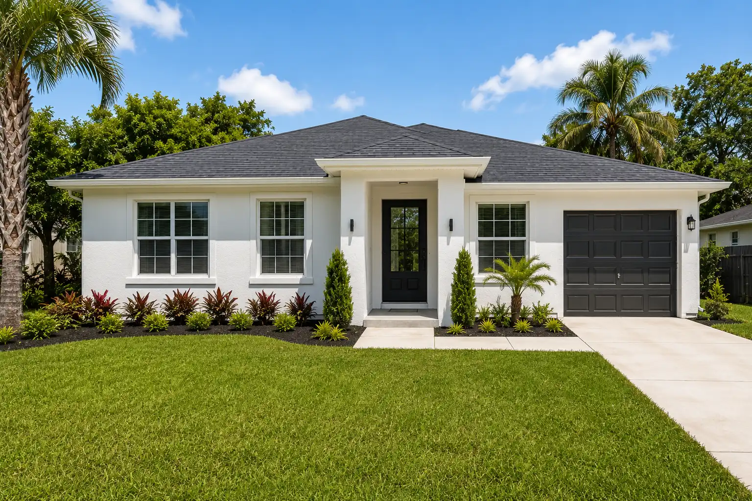 After: renovated bungalow exterior in Disston Heights following cash purchase and rehab