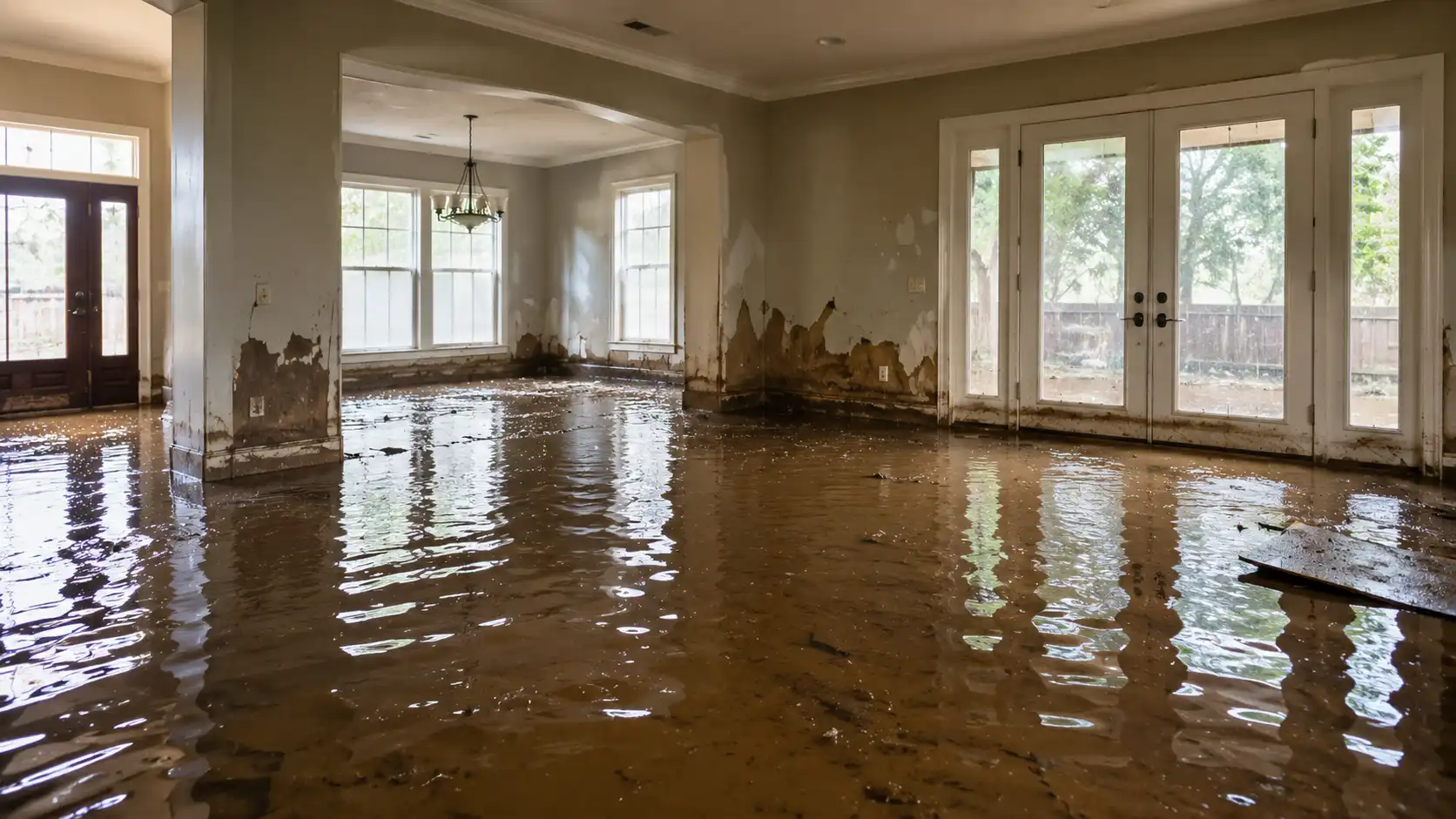 Home with flood and water intrusion from storm damage sold for cash