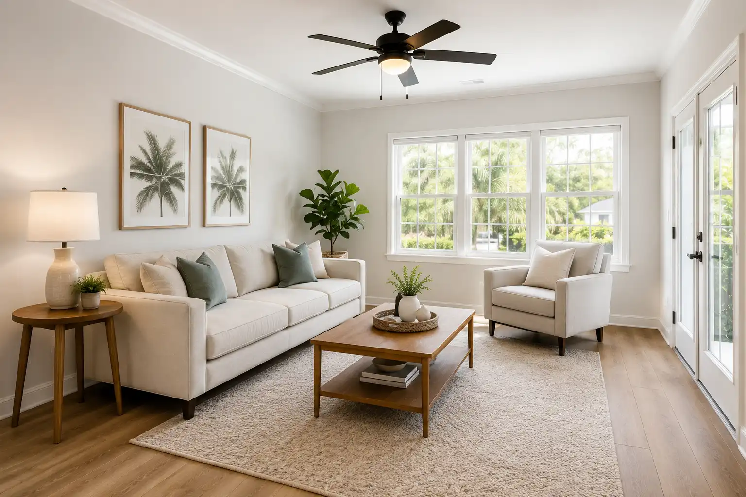 After: refreshed rental interior in Old Northeast ready for new occupants