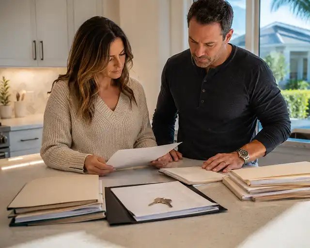 Cash home sale with clear closing records for divorce tax planning Cash home sale with clear closing records for divorce tax planning